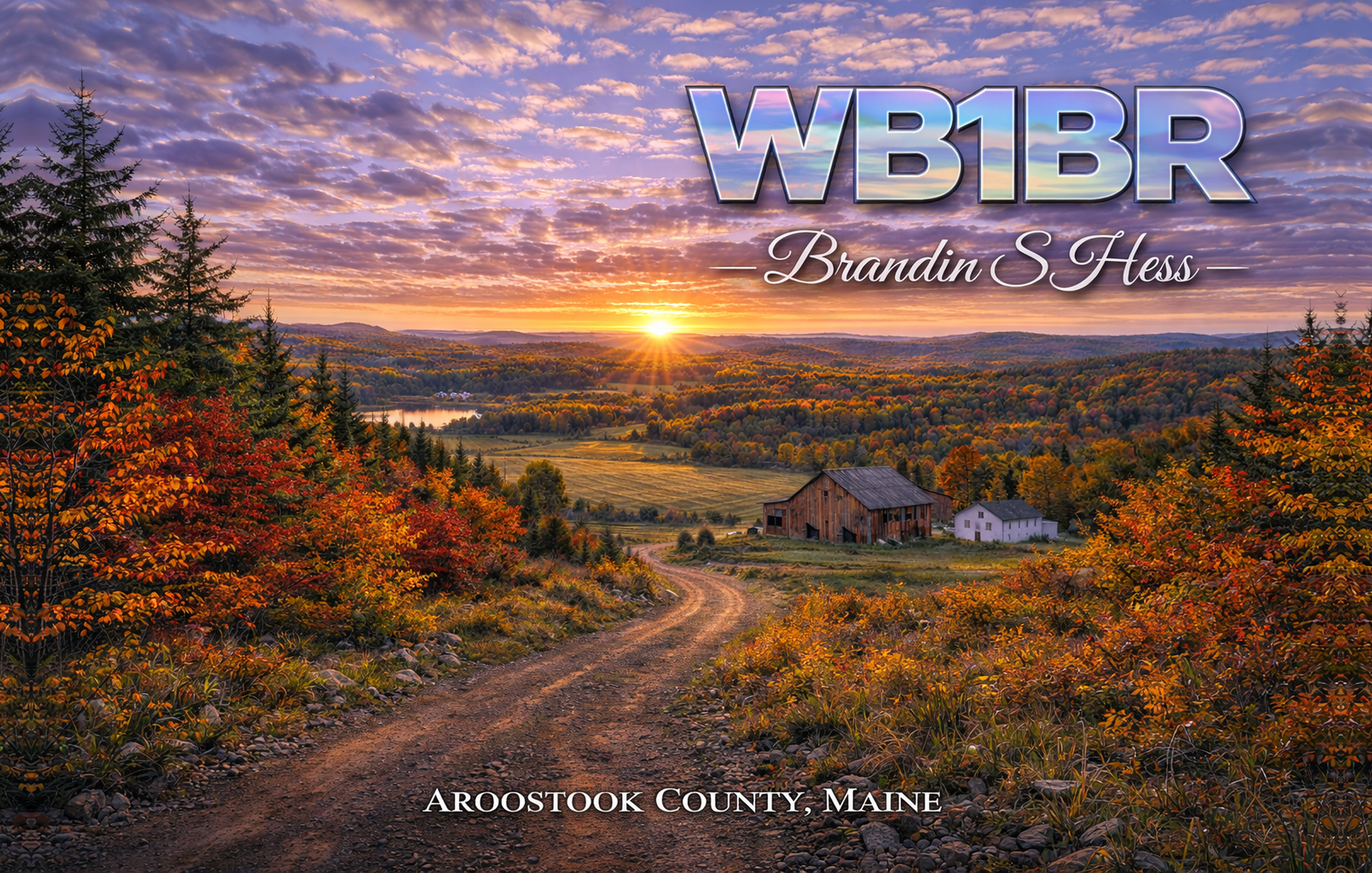 WB1BR QSL card